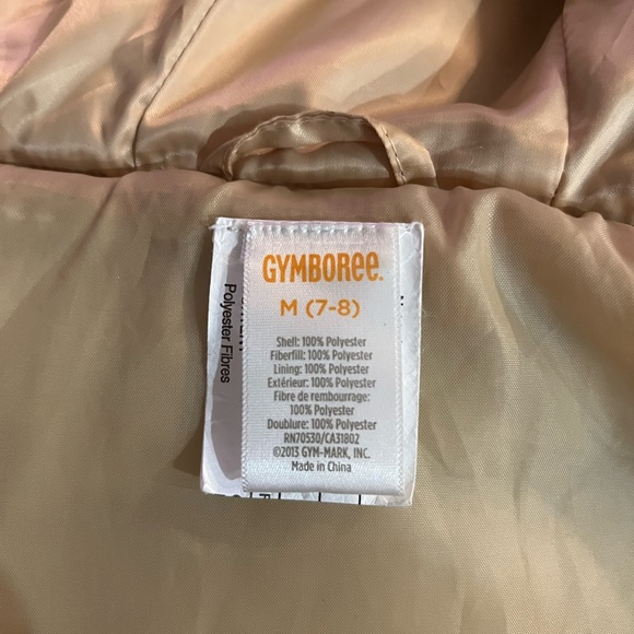 Gymboree Gold Satin Puffer Jacket - Picture 7 of 7